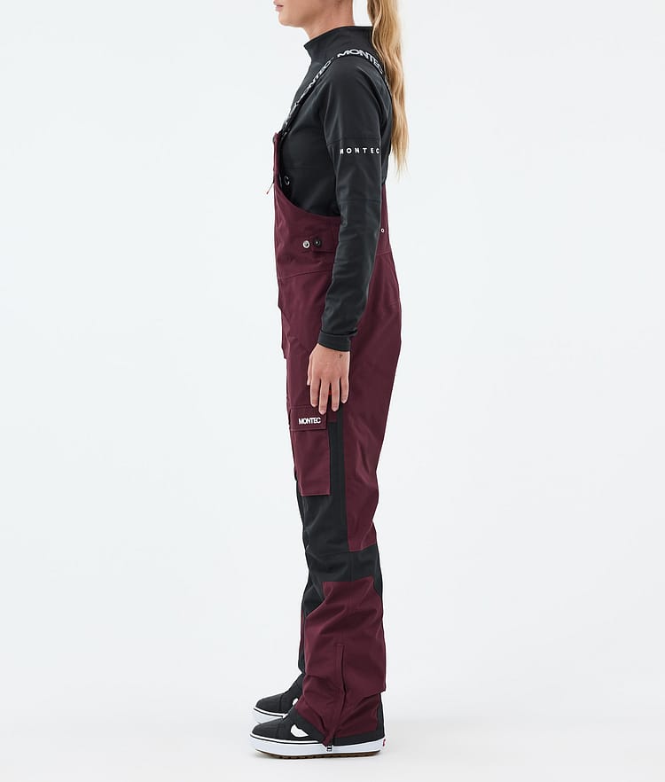 Fawk W Snowboard Pants Women Burgundy/Black, Image 3 of 7