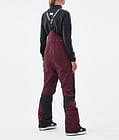 Fawk W Pantalon de Snowboard Femme Burgundy/Black, Image 4 sur 7