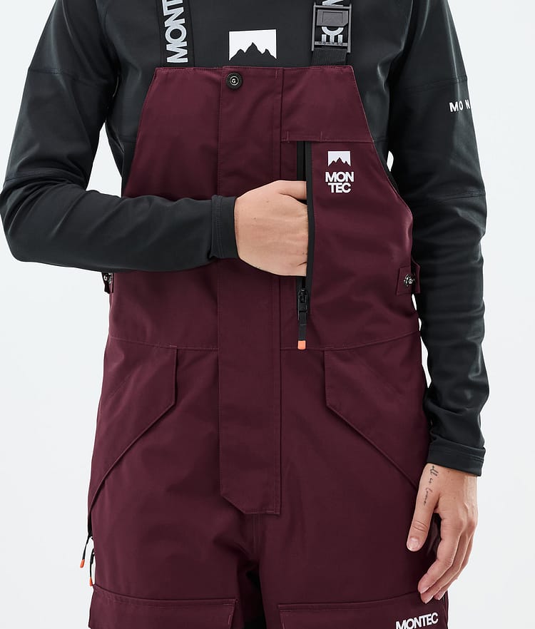 Fawk W Ski Pants Women Burgundy/Black, Image 6 of 7
