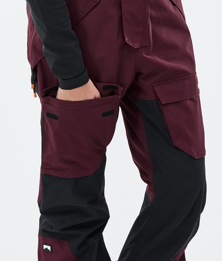 Fawk W Ski Pants Women Burgundy/Black, Image 7 of 7