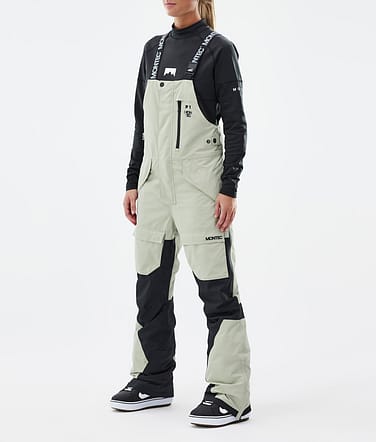 Fawk W Snowboard Pants Women Soft Green/Black Renewed