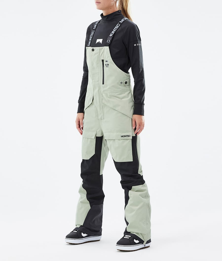 Fawk W Snowboard Pants Women Soft Green/Black