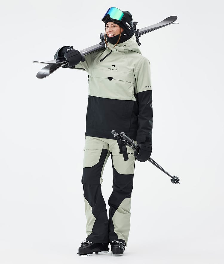 Fawk W Skibukser Dame Soft Green/Black, Billede 2 af 7