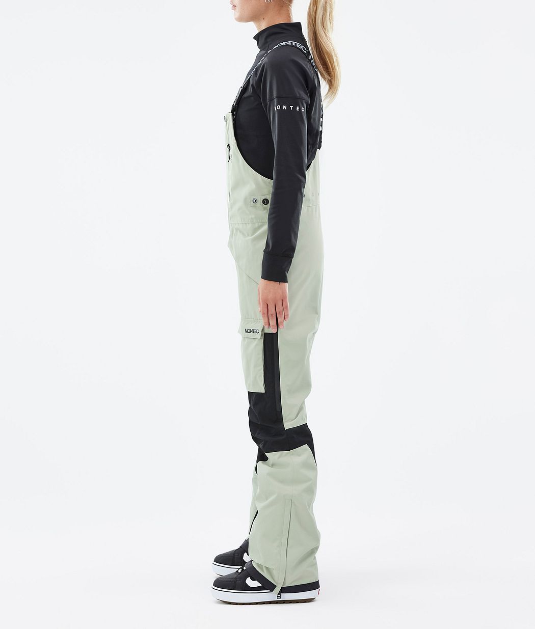 Fawk W Snowboard Pants Women Soft Green/Black