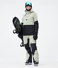 Fawk W Spodnie Snowboardowe Kobiety Soft Green/Black Renewed, Zdjęcie 2 z 7