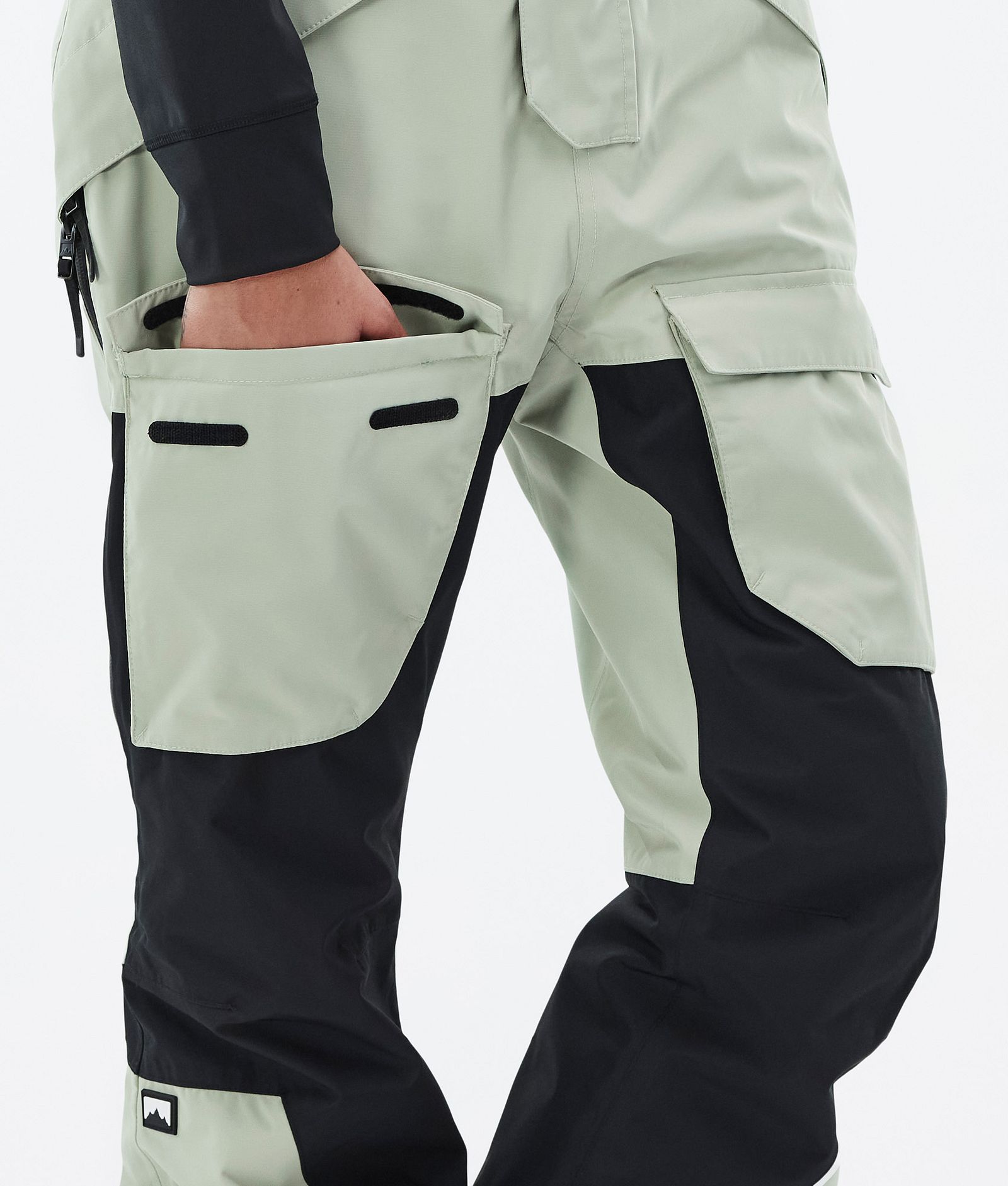 Fawk W Pantaloni Snowboard Donna Soft Green/Black Renewed, Immagine 7 di 7