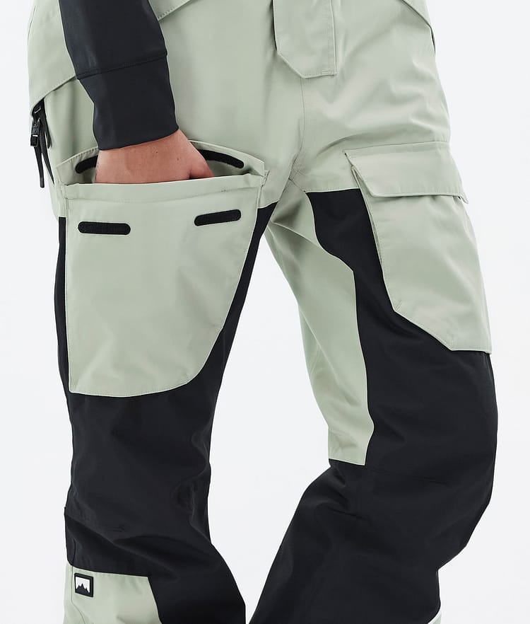 Fawk W Pantalon de Snowboard Femme Soft Green/Black