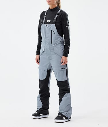 Fawk W Kalhoty na Snowboard Dámské Soft Blue/Black