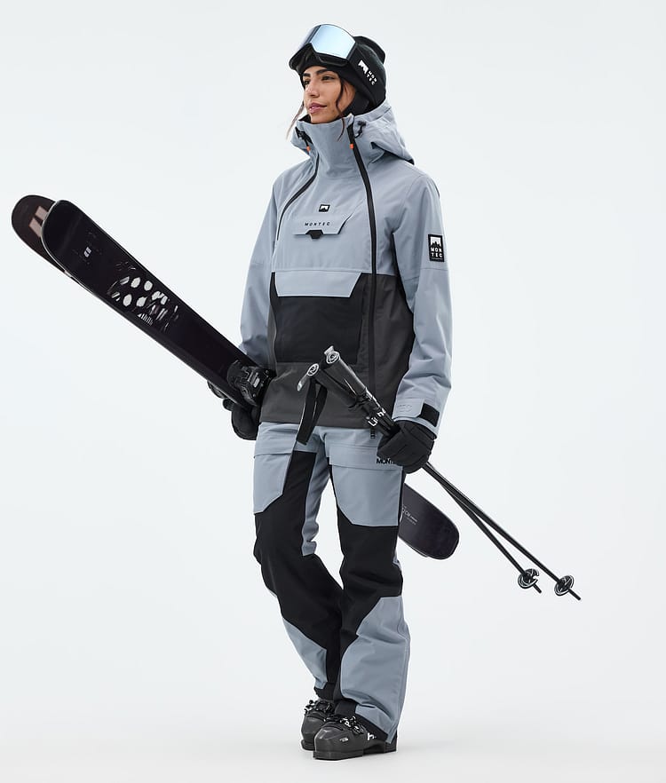 Fawk W Ski Pants Women Soft Blue/Black, Image 2 of 7