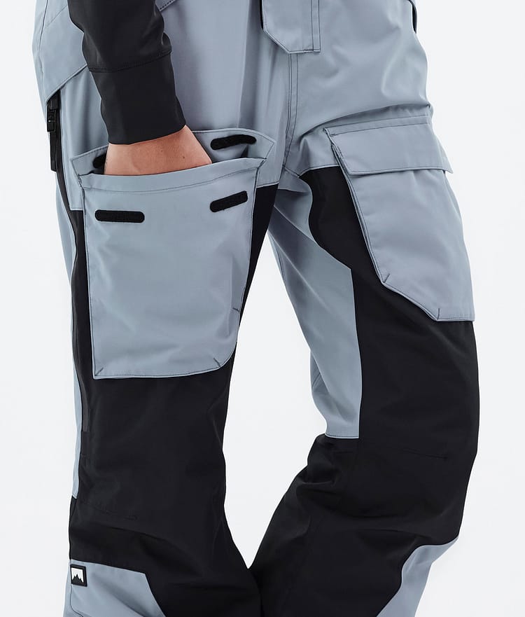 Fawk W Pantalon de Snowboard Femme Soft Blue/Black, Image 7 sur 7