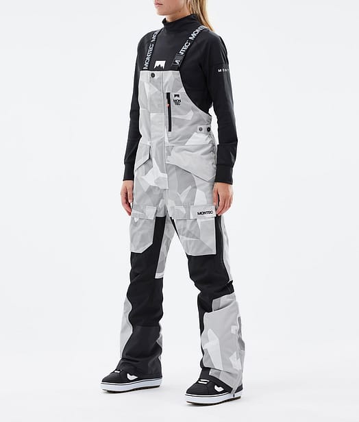 Fawk W Snowboard Broek Dames Snow Camo