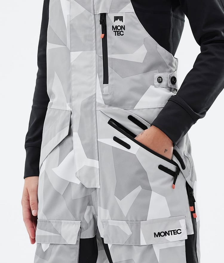 Fawk W Skibroek Dames Snow Camo