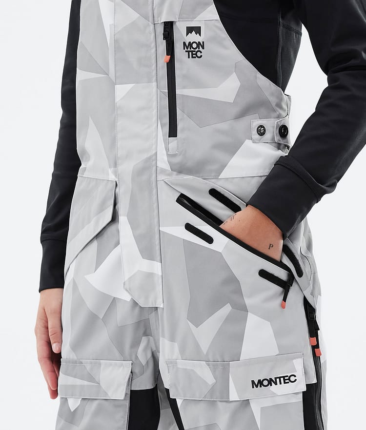 Fawk W Snowboard Bukser Dame Snow Camo, Billede 4 af 6
