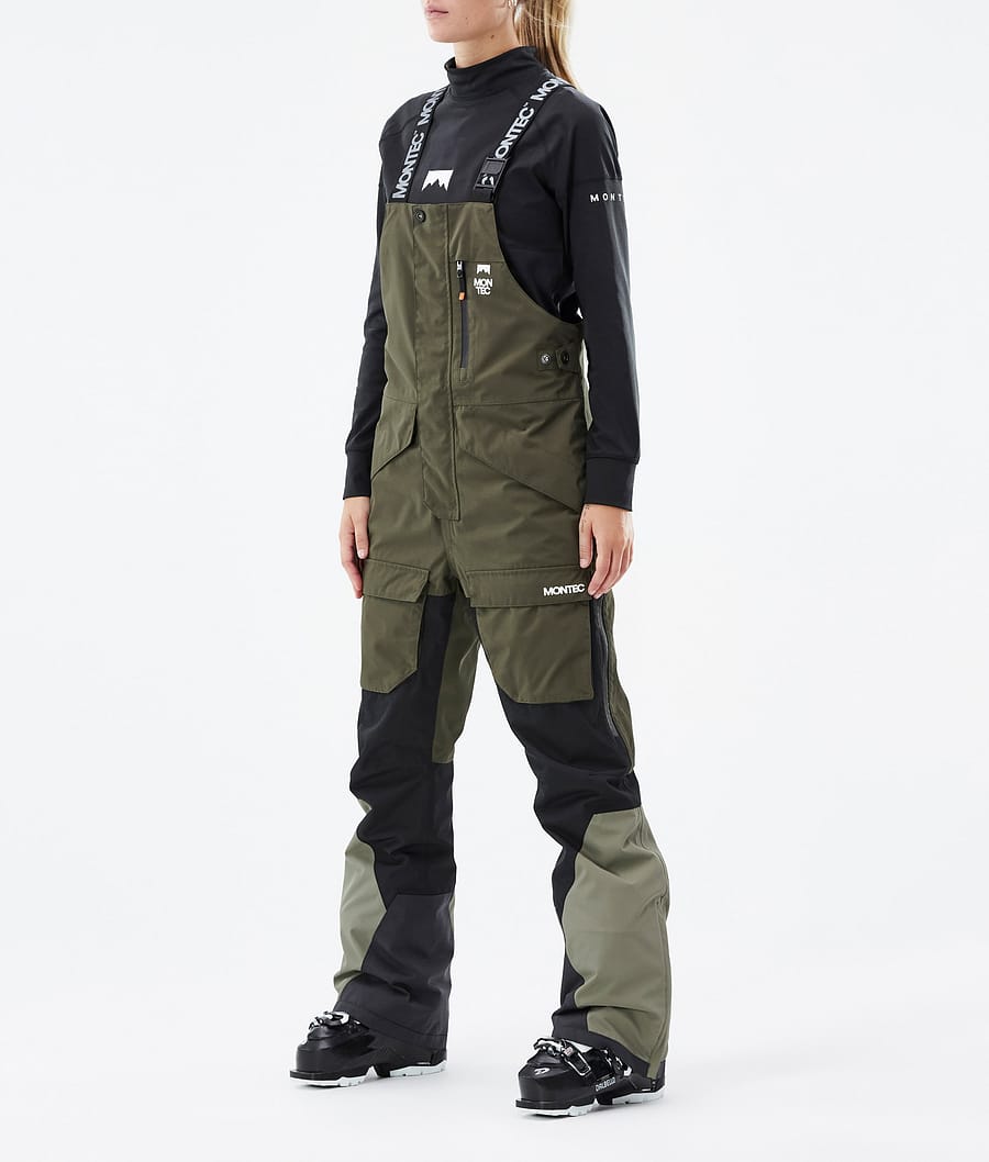 Fawk W Ski Pants Women Olive Green/Black/Greenish
