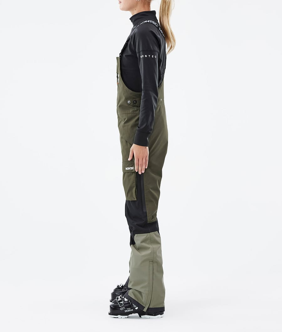 Fawk W Ski Pants Women Olive Green/Black/Greenish