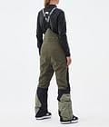 Fawk W Pantalon de Snowboard Femme Olive Green/Black/Greenish, Image 4 sur 7