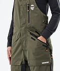 Fawk W Snowboard Pants Women Olive Green/Black/Greenish, Image 5 of 7