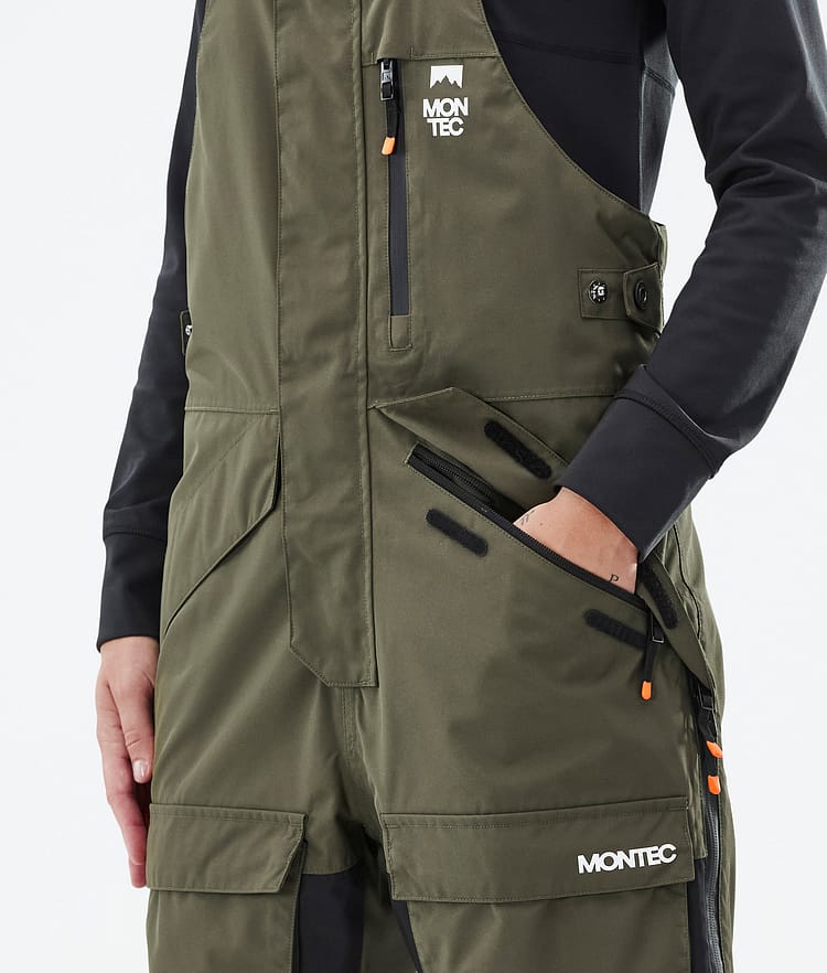 Fawk W Snowboard Pants Women Olive Green/Black/Greenish, Image 5 of 7