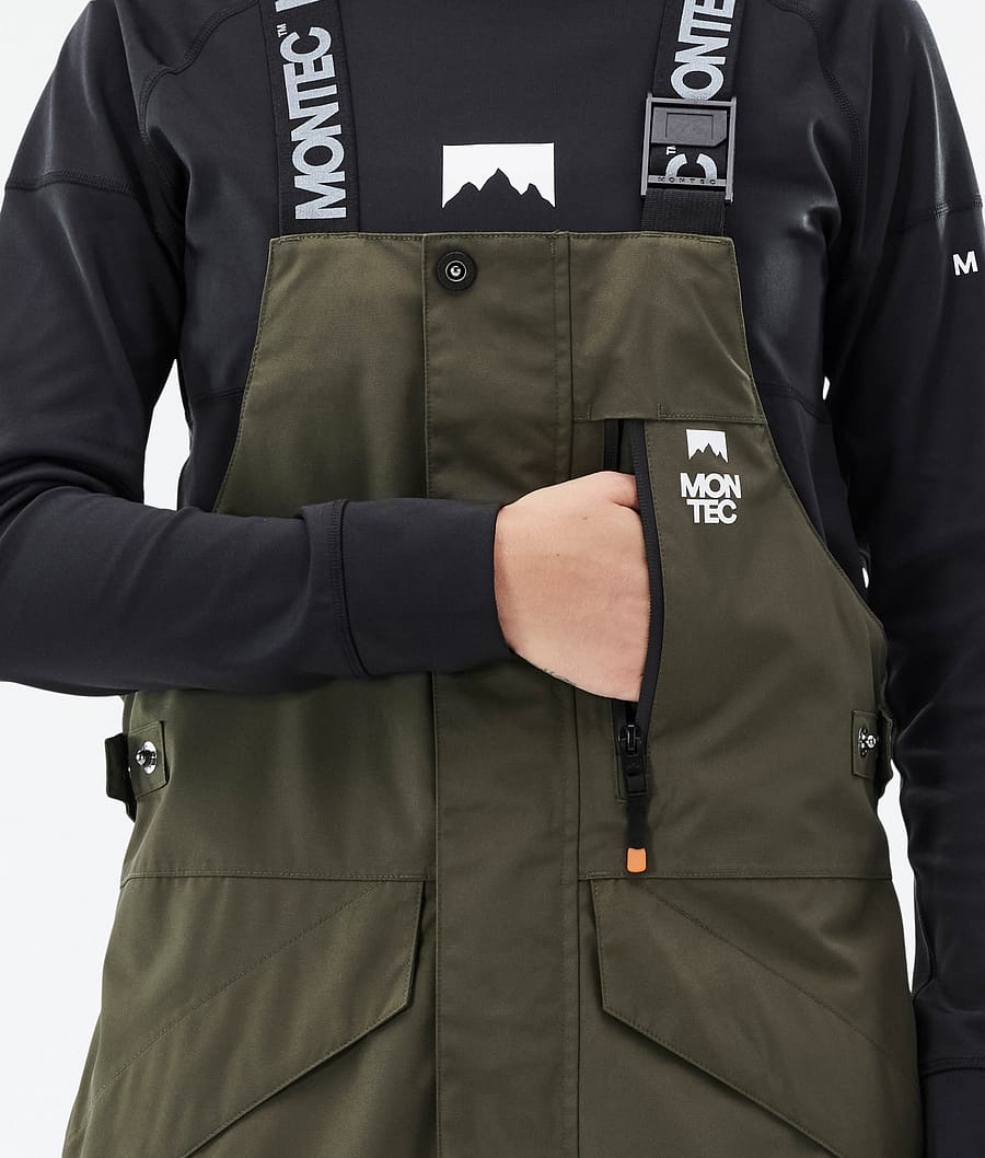 Fawk W Ski Pants Women Olive Green/Black/Greenish