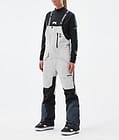 Fawk W Snowboardbyxa Dam Light Grey/Black/Metal Blue Renewed, Bild 1 av 7