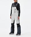 Fawk W Spodnie Snowboardowe Kobiety Light Grey/Black/Metal Blue