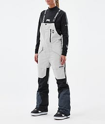 Montec Fawk W Pantalones Snowboard Mujer Light Grey/Black/Metal Blue