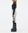 Fawk W Skibroek Dames Light Grey/Black/Metal Blue, Afbeelding 3 van 7