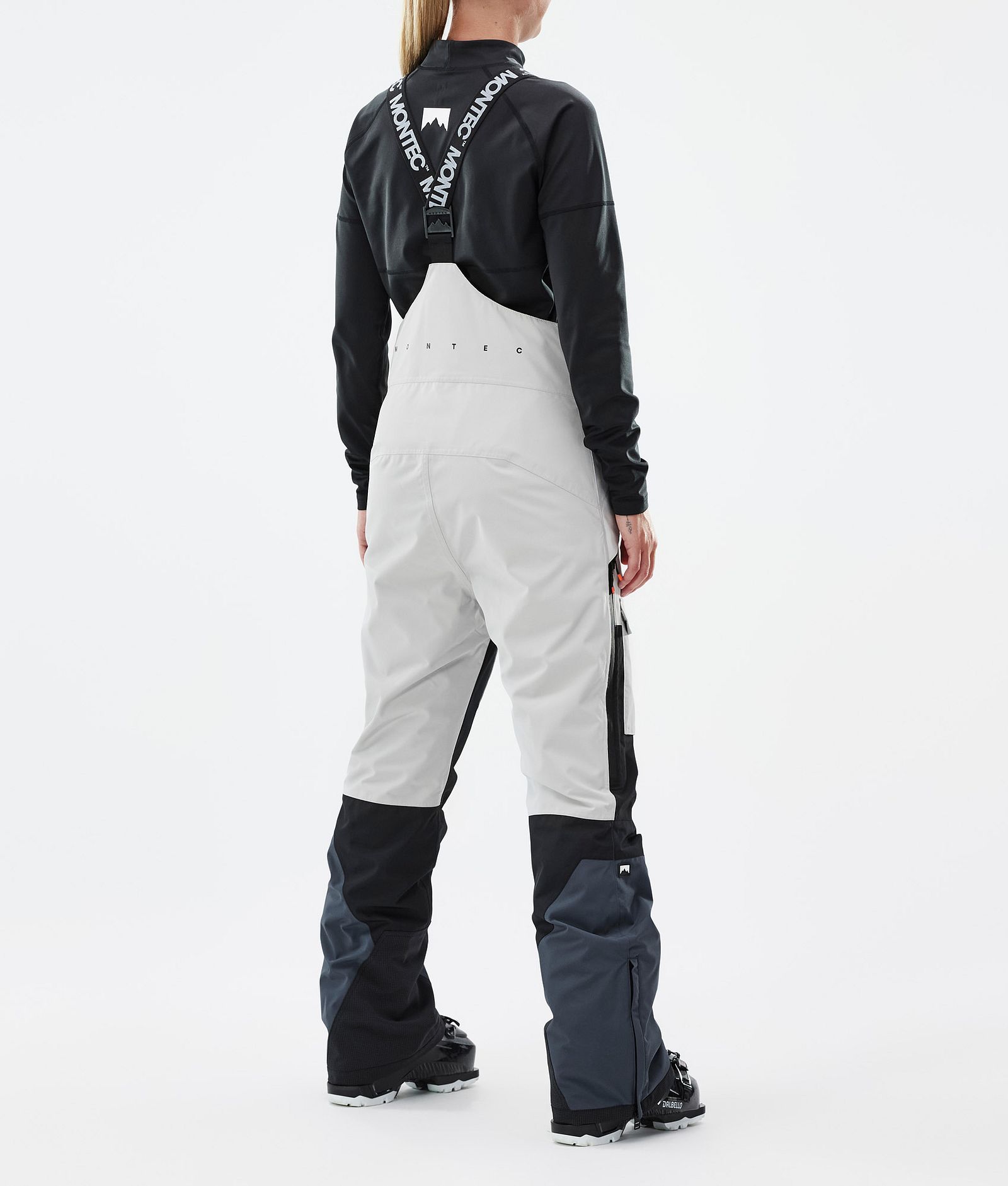 Fawk W Skibroek Dames Light Grey/Black/Metal Blue, Afbeelding 4 van 7