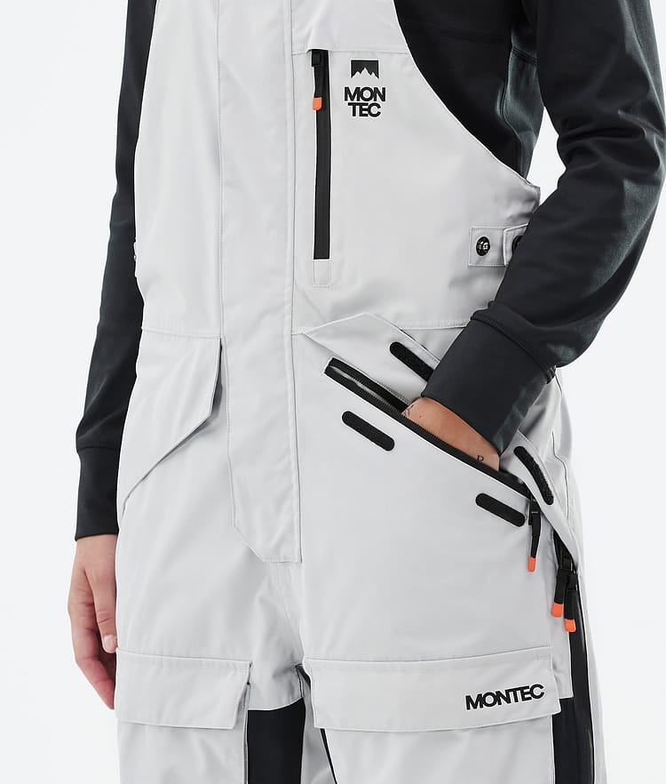 Fawk W Skibroek Dames Light Grey/Black/Metal Blue, Afbeelding 5 van 7