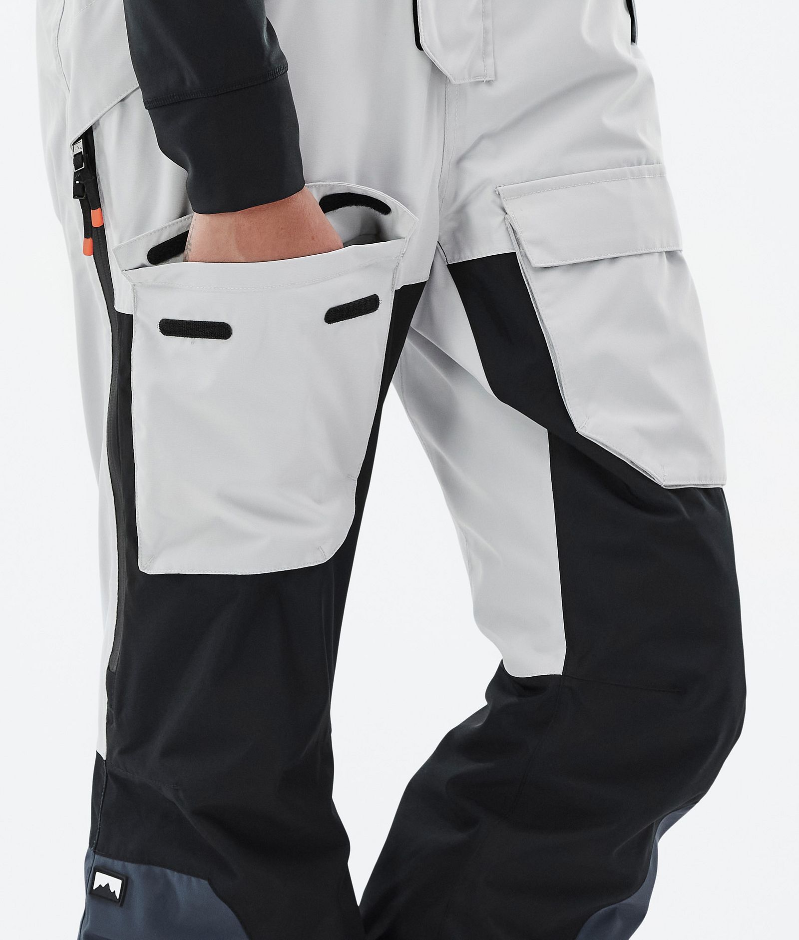 Fawk W Pantaloni Snowboard Donna Light Grey/Black/Metal Blue Renewed, Immagine 7 di 7