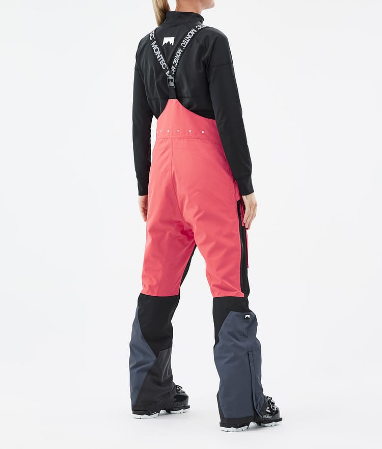 Fawk W Ski Pants Women Coral/Black/Metal Blue, Image 3 of 6