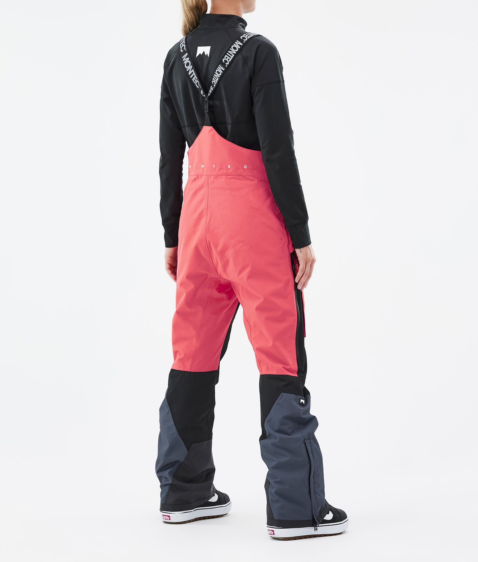 Fawk W Spodnie Snowboardowe Kobiety Coral/Black/Metal Blue