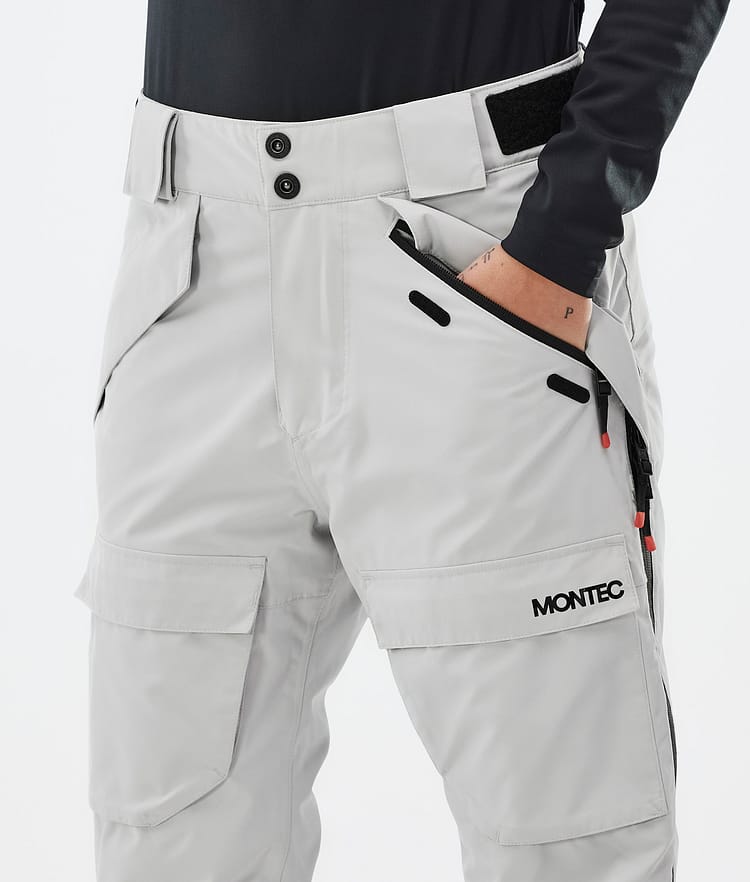 Kirin W Pantalon de Ski Femme Light Grey, Image 5 sur 6