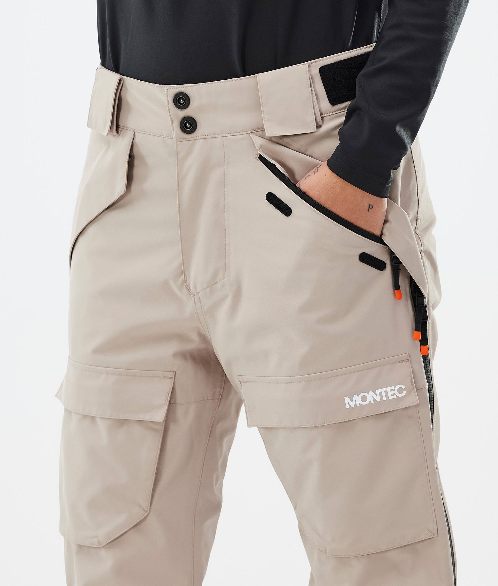 Kirin W Pantalon de Ski Femme Sand, Image 5 sur 6