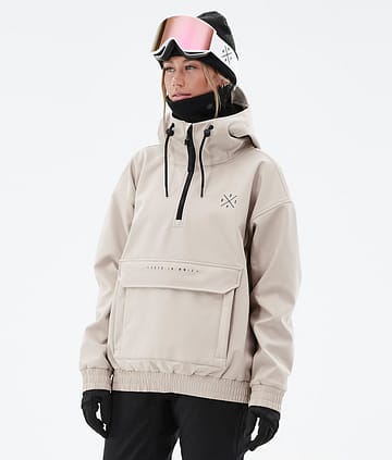 Cyclone W 22 Ski Jacket Damen Sand