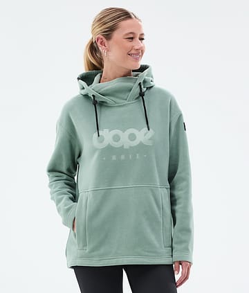 Cozy II W Fleece Hoodie Damen Faded Green