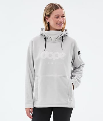 Cozy II W Fleece Hoodie Damen Light Grey