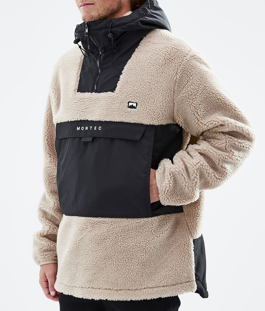 Lima フリースパーカー メンズ Sand/Black