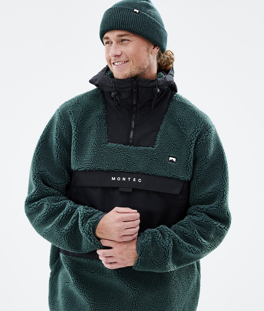 Lima Fleece Hoodie Heren Dark Atlantic/Black