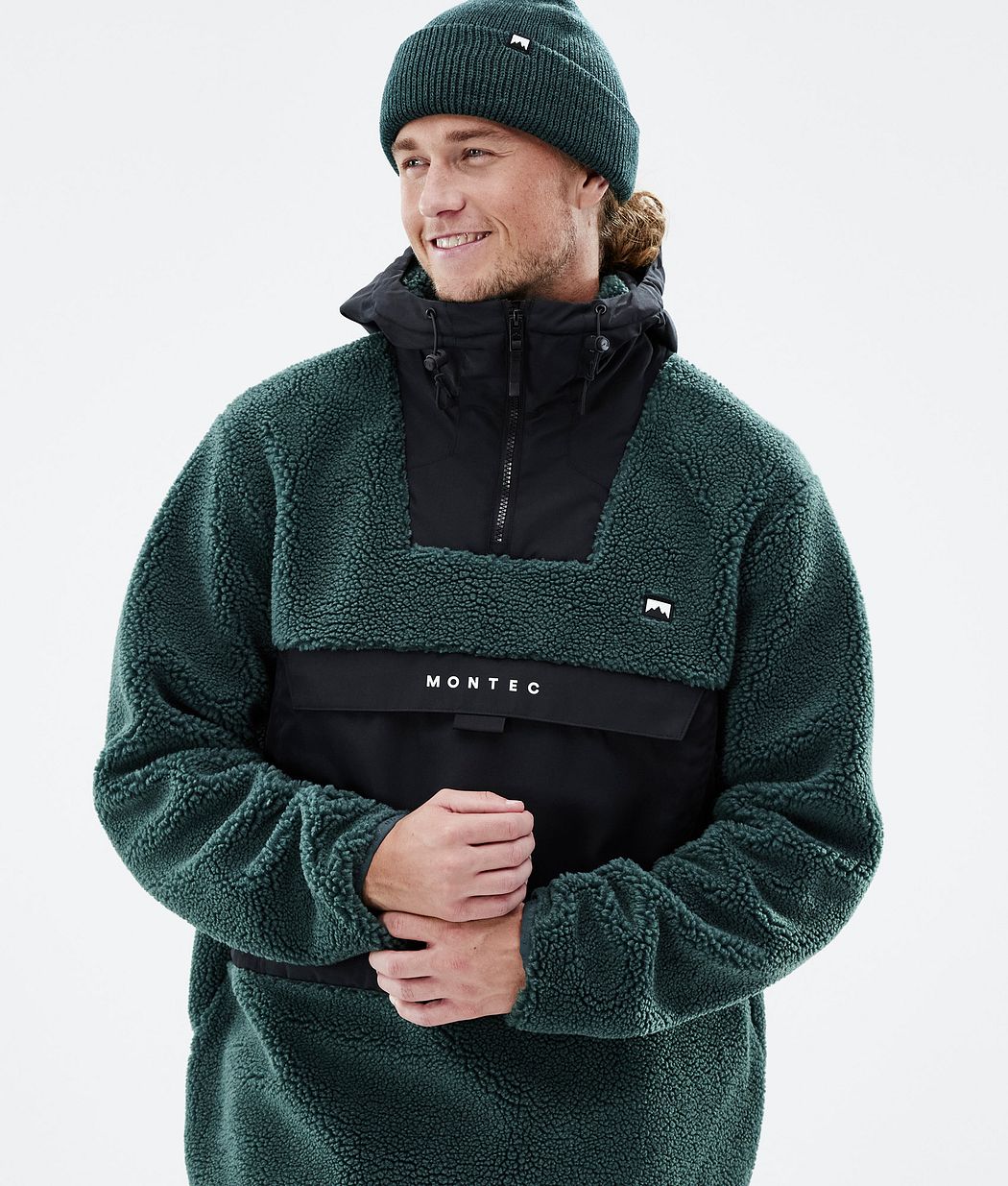 Lima Fleece Hoodie Heren Dark Atlantic/Black