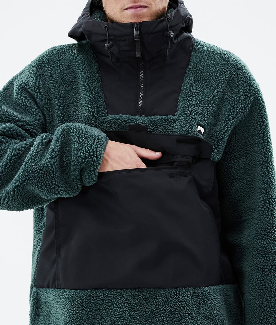 Lima Fleece Hoodie Heren Dark Atlantic/Black