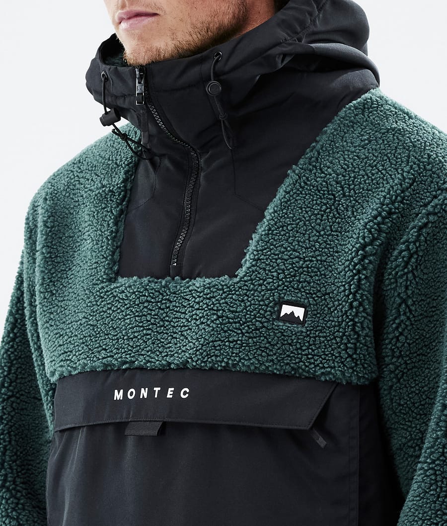 Lima Fleece Hoodie Heren Dark Atlantic/Black