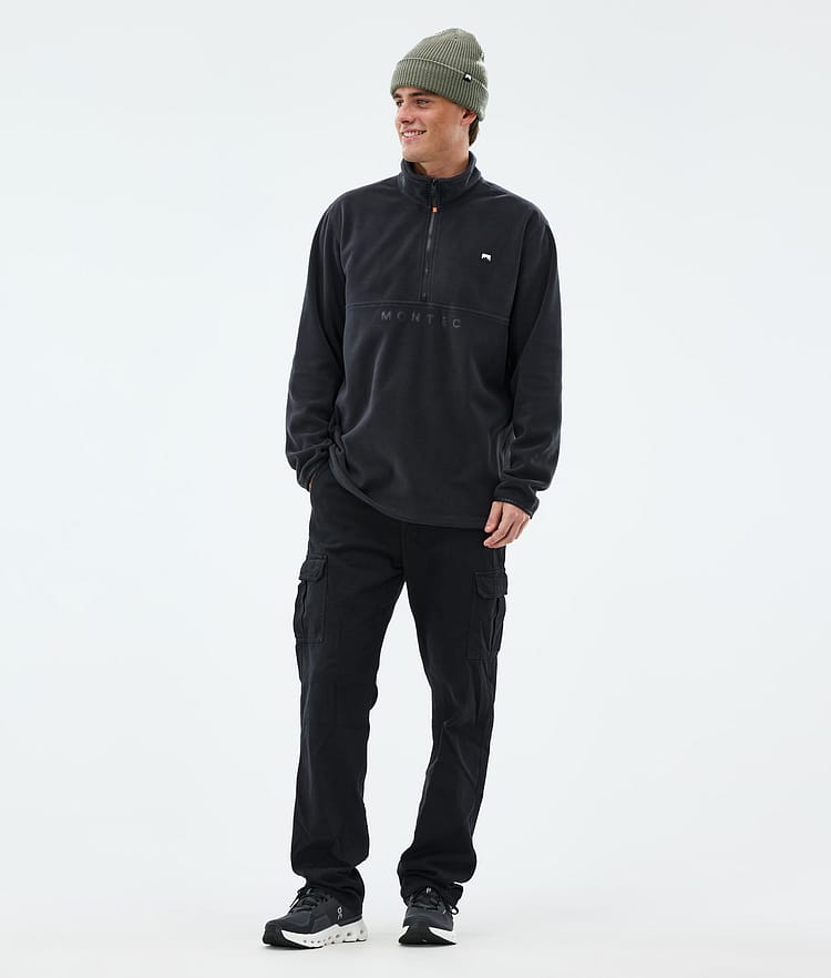 Echo Fleece Sweater Men Black, Image 3 of 5