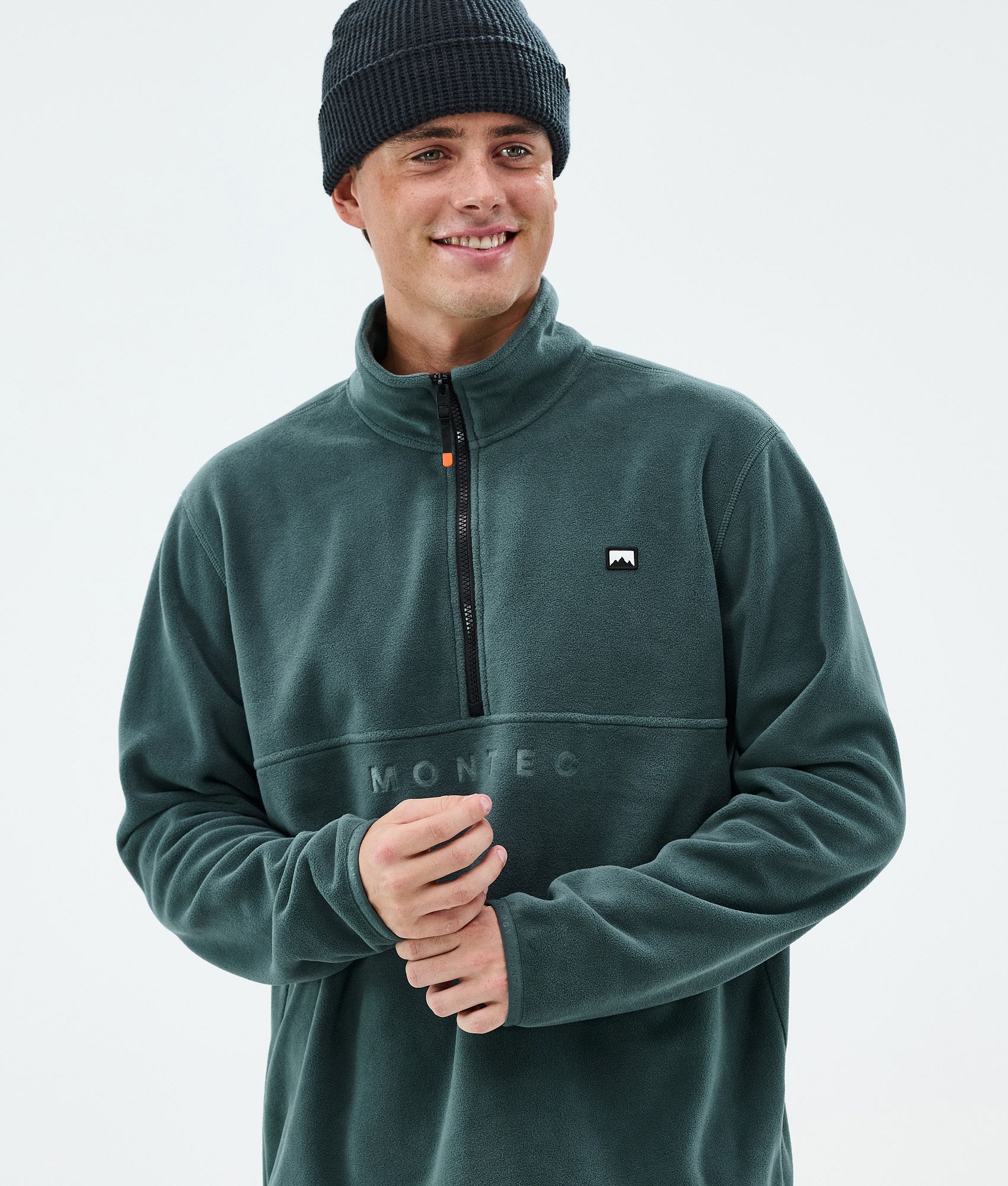 Montec Echo Fleece Sweater Men Dark Atlantic | Montecwear.com