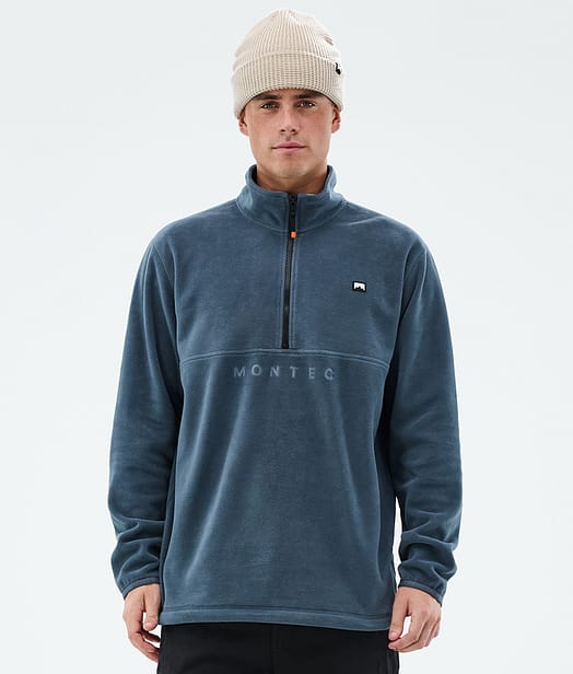 Echo Sweter Polarowy Mężczyźni Metal Blue