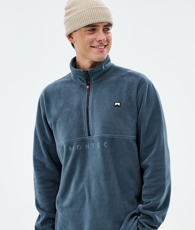 Echo Fleece Sweater Men Metal Blue, Image 2 of 5