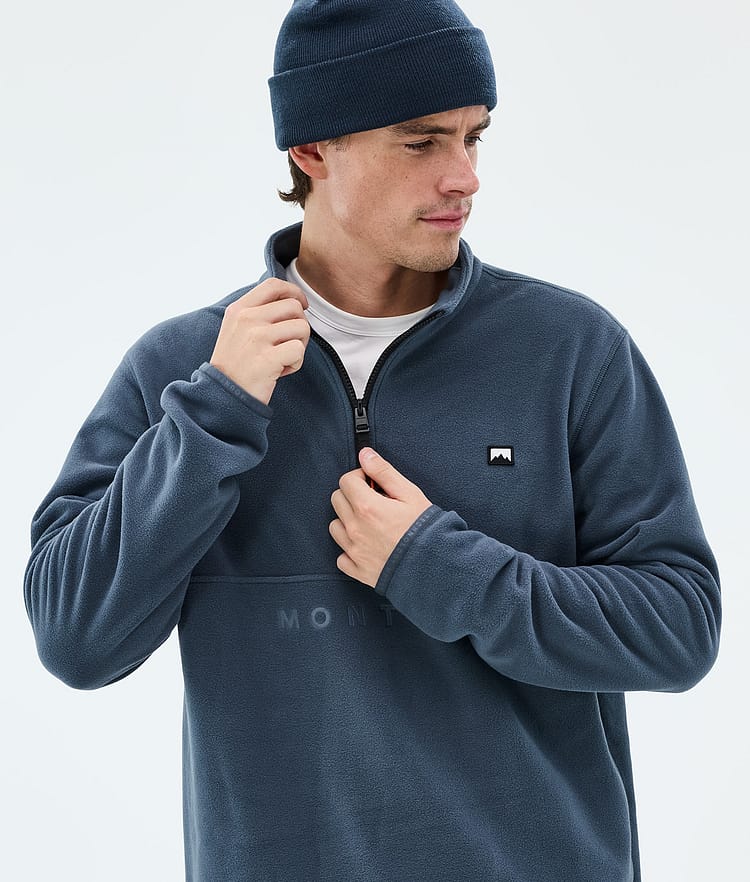 Echo Fleece Sweater Men Metal Blue, Image 2 of 5