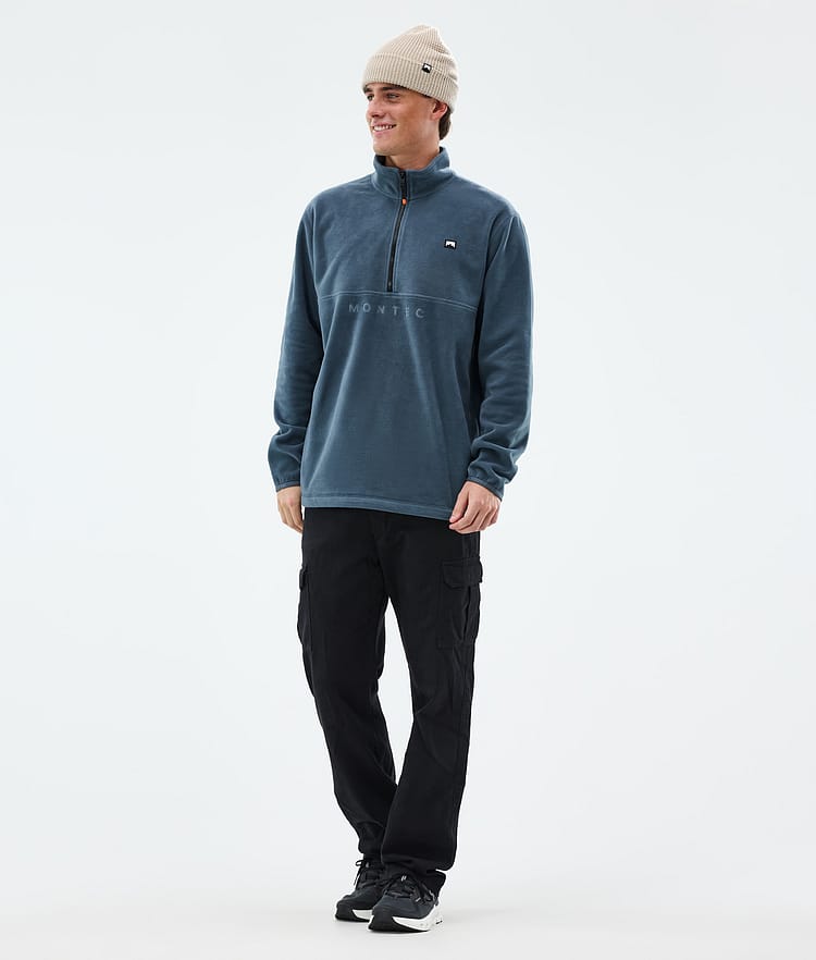 Echo Fleece Sweater Men Metal Blue, Image 3 of 5