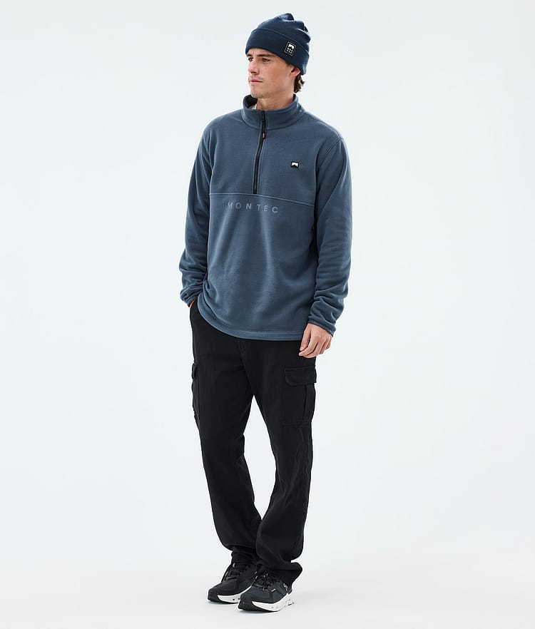 Echo Fleece Sweater Men Metal Blue, Image 3 of 5