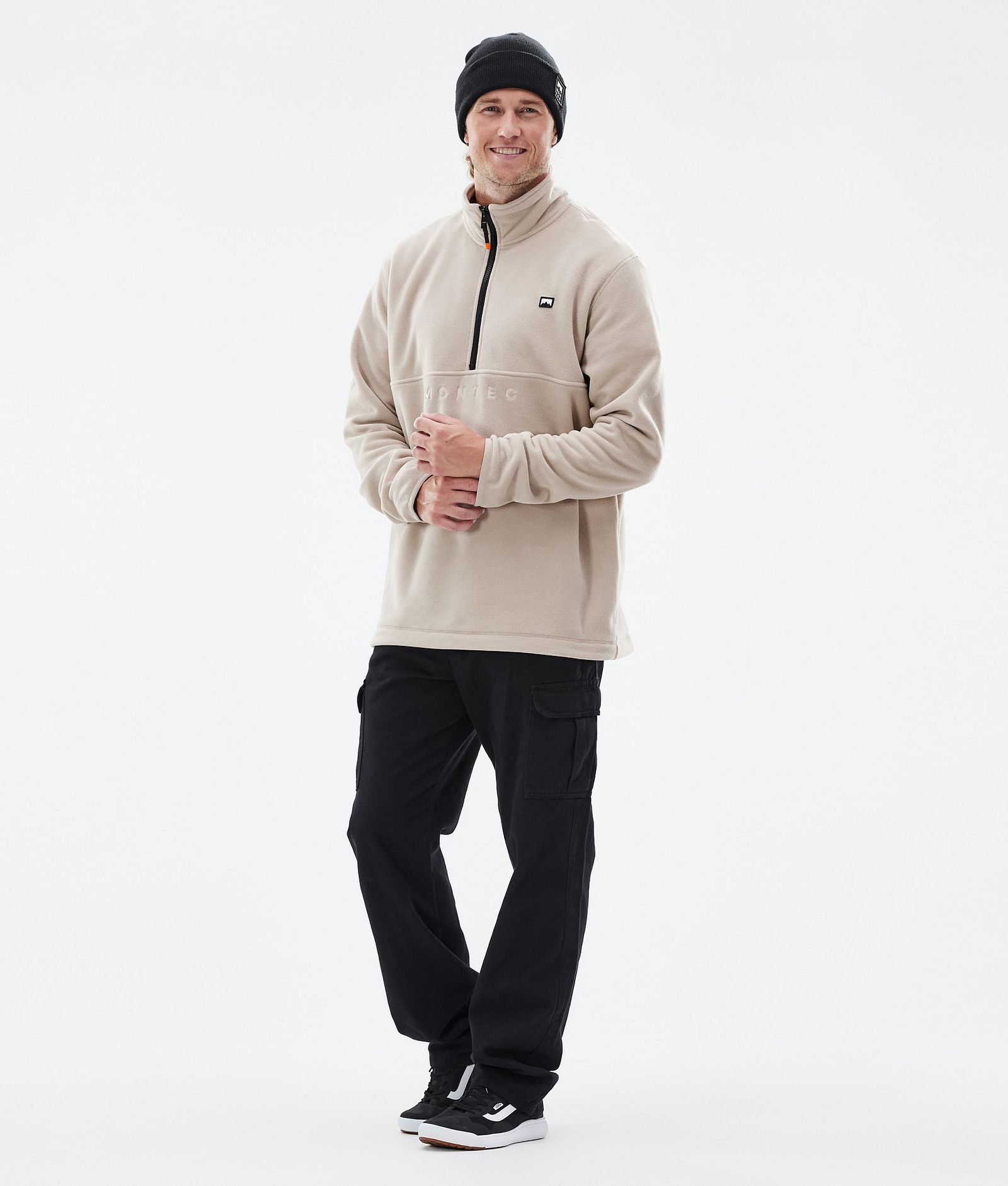 Echo Felpa Pile Uomo Sand, Immagine 3 di 5
